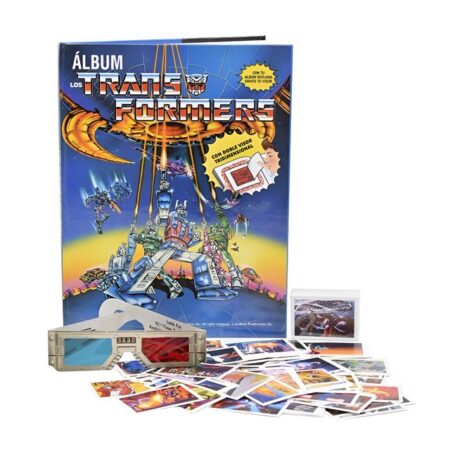 Transformers 80' Tridimensional [Tapa Dura]: Álbum Completo a Pegar [Todas sus láminas]