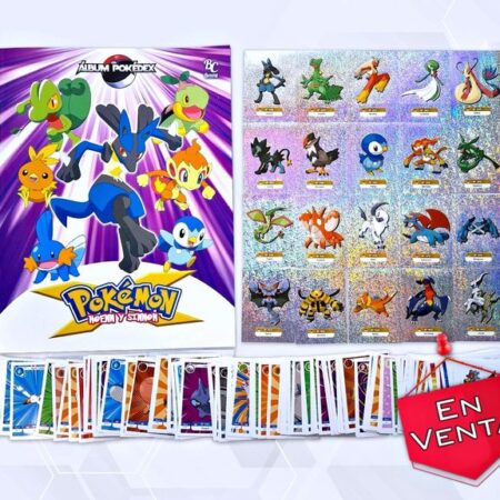 Pokémon: Hoenn y Sinnoh: Álbum Completo a Pegar [Todas sus láminas]