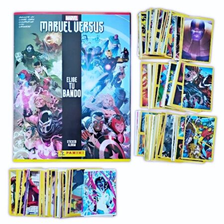 Marvel VERSUS: Álbum Completo a Pegar [Todas sus láminas]