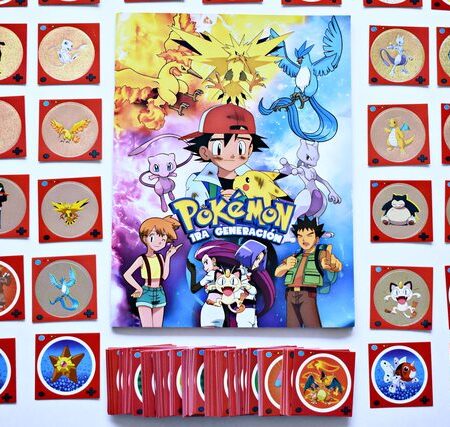 Pokémon, 1ra Generación: Álbum Completo a Pegar [Todas sus láminas]