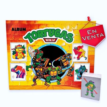 Tortugas Ninja 80': Álbum Completo a Pegar [Todas sus láminas]