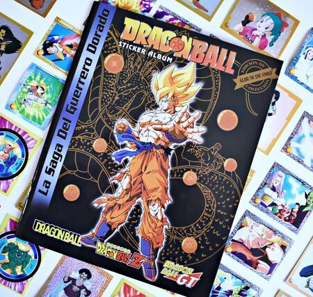 Dragon Ball Guerrero Dorado [Negro]: Álbum Completo a Pegar [Todas sus láminas]
