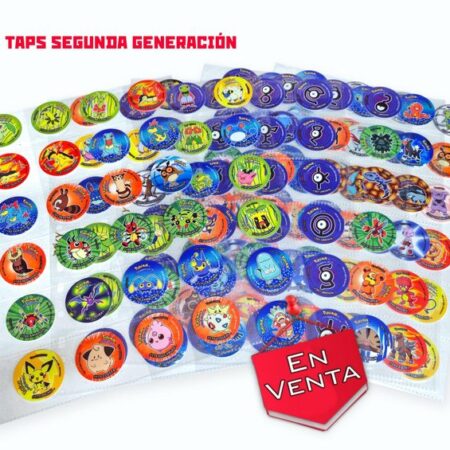 Pokémon, Tazos 2ra Generación [Colección Completa]: Álbum Completo a Pegar [Todas sus láminas]