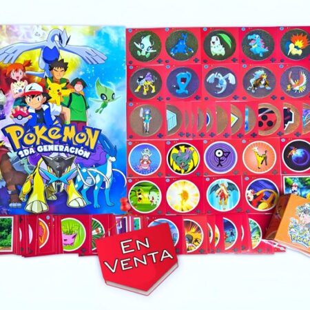 Pokémon, 2da Generación: Álbum Completo a Pegar [Todas sus láminas]