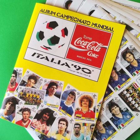 Copa Mundial 90' Italia: Álbum Completo a Pegar [Todas sus láminas]