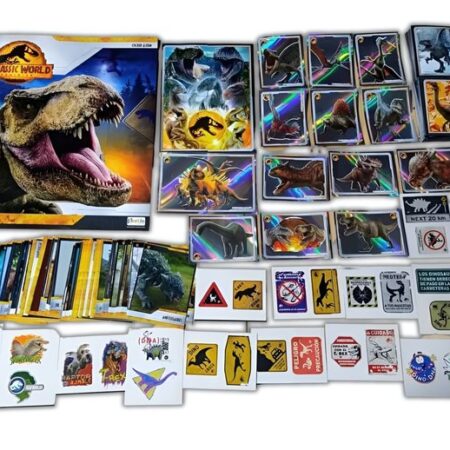 Jurassic World Dominion: Álbum Completo a Pegar [Todas sus láminas]