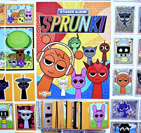 Sprunki: Álbum Completo a Pegar [Todas sus láminas]