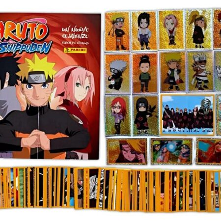 Naruto Shippuden, Un Nuevo Comienzo: Álbum Completo a Pegar [Todas sus láminas]