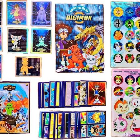 Digimon Mini Album: Álbum Completo a Pegar [Todas sus láminas]