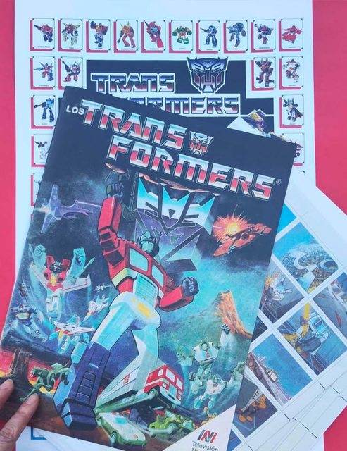 Transformers 86': Álbum Completo A Pegar [ PARA ARMAR ]