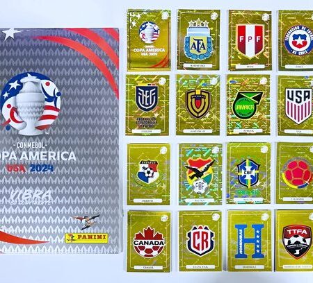 Copa América 2024 [Tapa Dura] PLATEADO (Panini): Álbum Completo a Pegar [Todas sus láminas]