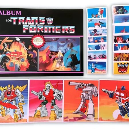 Transformers 80': Álbum Completo a Pegar [Todas sus láminas]