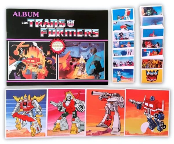 Transformers 80': Álbum Completo a Pegar [Todas sus láminas]