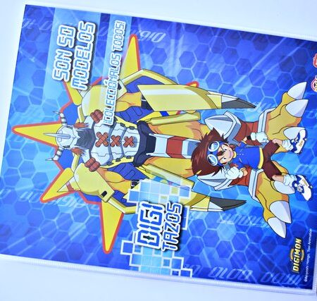 Digimon, Tazos Colección 1 + Coleccionador [Digimon Taps]: Álbum Completo a Pegar [Todas sus láminas]