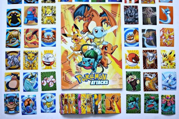 Pokémon, Attacks: Álbum Completo a Pegar [Todas sus láminas]