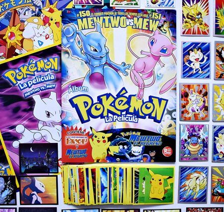 Pokémon: La Película Mew vs. Mewtwo: Álbum Completo a Pegar [Todas sus láminas]