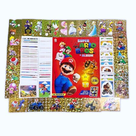 Super Mario Bros: Álbum Completo a Pegar [Todas sus láminas]