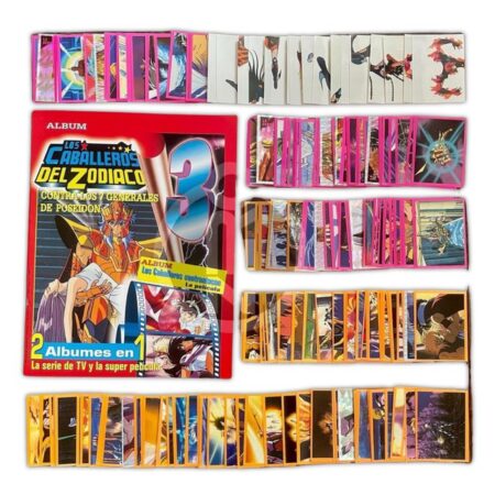 Caballeros Del Zodiaco 3: Álbum Completo a Pegar [Todas sus láminas]