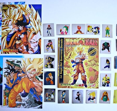 Dragon Ball Guerrero Dorado [Amarillo]: Álbum Completo a Pegar [Todas sus láminas]