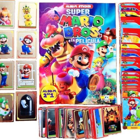 Super Mario Bros, La Película: Álbum Completo a Pegar [Todas sus láminas]
