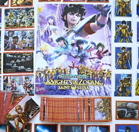 Caballeros Del Zodiaco (Saint Seiya: Knights of the Zodiac): Álbum Completo a Pegar [Todas sus láminas]