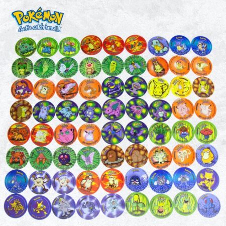 Pokémon, Tazos 1ra Generación [Colección Completa]: Álbum Completo a Pegar [Todas sus láminas]