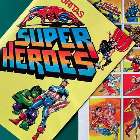 SUPER HEROES: Álbum Completo a Pegar [Todas sus láminas]