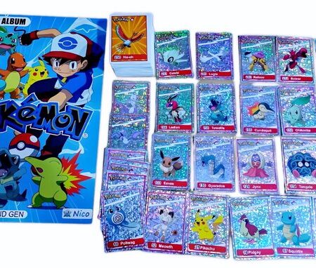 Pokémon Kanto y Johto: Álbum Completo a Pegar [Todas sus láminas]