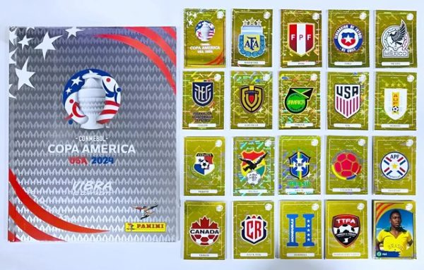 Copa América 2024 [Tapa Dura] PLATEADO (Panini): Álbum Completo A Pegar