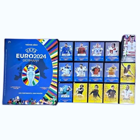 Euro Copa 2024 Trading Cards: Álbum Completo A Pegar
