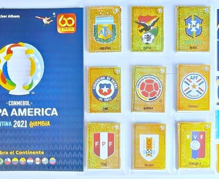 Copa América 2021 Argentina Colombia: Álbum Completo A Pegar