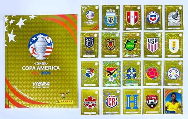 Copa América 2024 [Tapa Dura] GOLD (Panini): Álbum Completo A Pegar