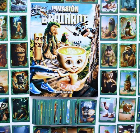 Invasion Brainrot: Álbum Completo A Pegar