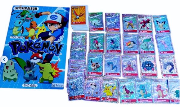 Pokémon Kanto y Johto: Álbum Completo A Pegar