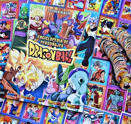 . 01 ÁLBUM Dragon Ball Enciclopedia 40th Aniversario: Álbum Completo A Pegar + Tazos