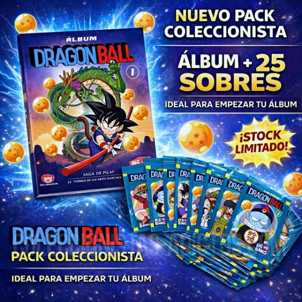 01 Álbum Dragon Ball: Álbum + 25 Sobres [Tapa Blanda]