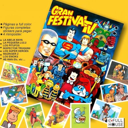 Gran Festival TV [Coleccion Dibujos Animados]: Álbum Completo A Pegar
