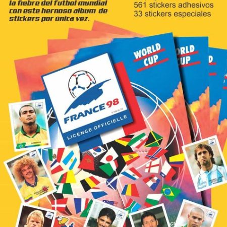 Copa Mundial 98' Francia: Álbum Completo A Pegar