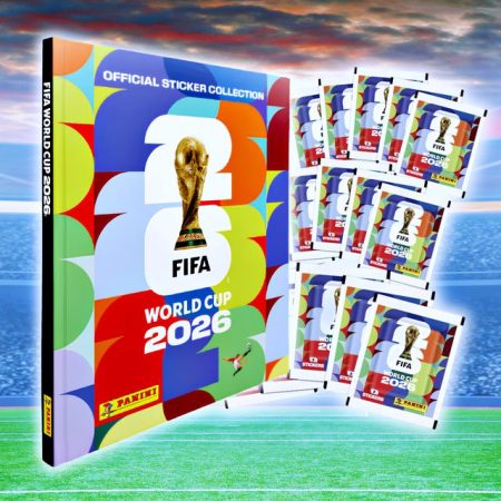 ÁLBUM Copa Mundial 2026 [ Panini ]: Álbum Tapa Dura [GOLD] + 25 Sobres [DESPACHO INMEDIATO]
