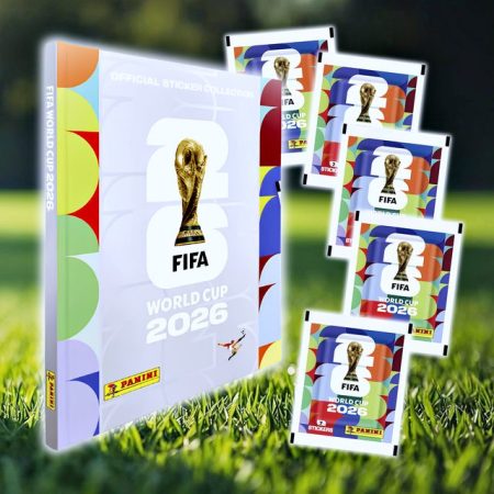 ÁLBUM Copa Mundial 2026 [ Panini ]: Álbum Tapa Dura [SILVER] + 5 Sobres [DESPACHO INMEDIATO]