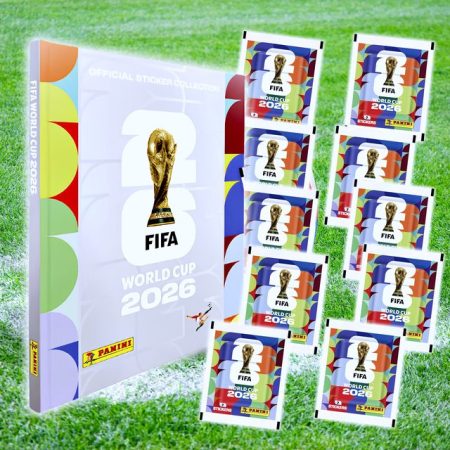 ÁLBUM Copa Mundial 2026 [ Panini ]: Álbum Tapa Dura [SILVER] + 15 Sobres [DESPACHO INMEDIATO]