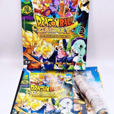 . 01 ÁLBUM Dragon Ball Enciclopedia Galaxy: Álbum Completo A Pegar [Tapa Dura] + Tazos [ DESPACHO INMEDIATO ]