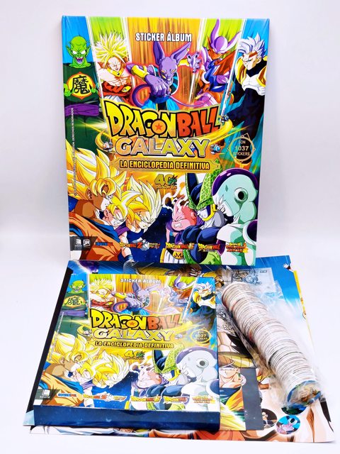 . 01 ÁLBUM Dragon Ball Enciclopedia Galaxy: Álbum Completo A Pegar [Tapa Dura] + Tazos [ DESPACHO INMEDIATO ]