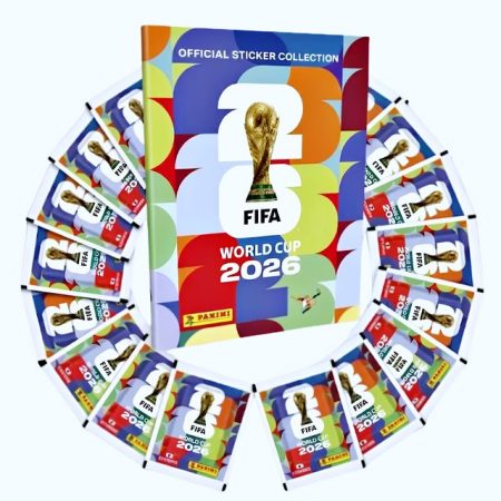 ÁLBUM Copa Mundial 2026 [ Panini ]: Álbum Tapa Blanda + 25 Sobres [Ultimas Unidades]