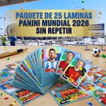25 Laminas Sueltas sin repetir Mundial 2026 Panini