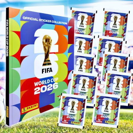 ÁLBUM Copa Mundial 2026 [ Panini ]: Álbum Tapa Dura [GOLD] + 15 Sobres [DESPACHO INMEDIATO]