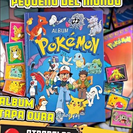 Pokémon 1 Mini Album: Álbum Completo A Pegar - DESPACHO INMEDIATO
